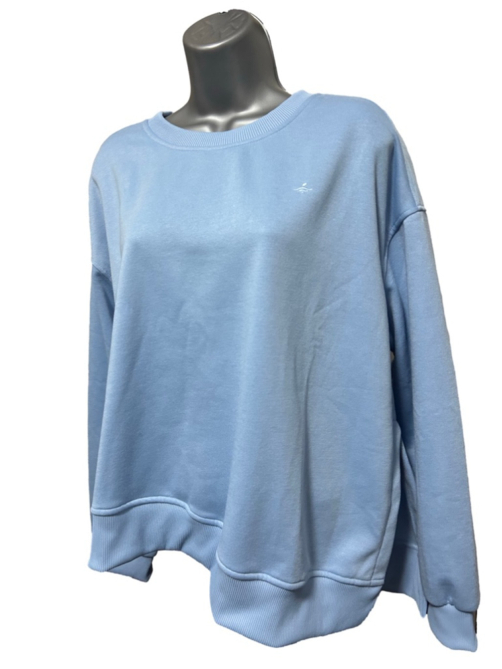 NWOT Halara Round Neck Dropped Shoulder Long Sleeve Split Hem size XL - Picture 4 of 7